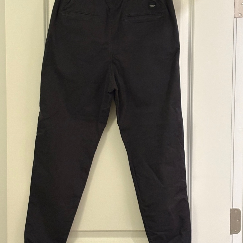 American Eagle Men's Black TREKKER JOGGER FLEX pants size xs - Picture 2 of 10